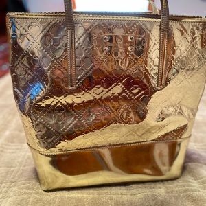 Authentic Kate Spade metallic large Tote